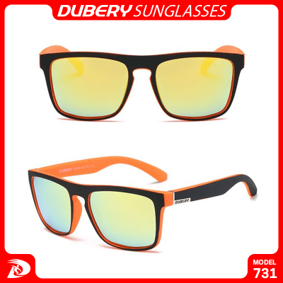 DUBERY HD Polarized Sunglass UV400 Protected With Anti-Reflective Inner Coating Mirror Shaded Fashion Sunglass Suitable For Travel, Sports & Outdoors