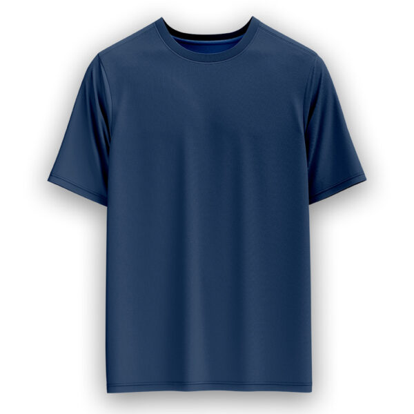 Picture of Round neck half sleeve t-shirt 100% Cotton Fabric_Bio-washed Gsm 180+