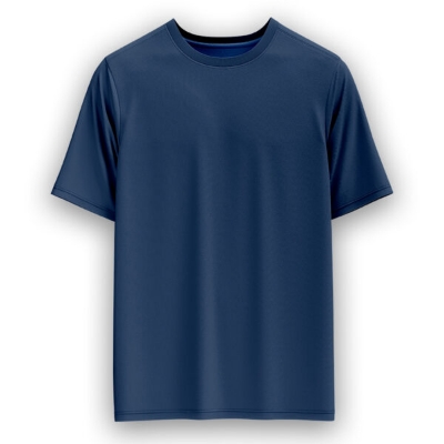 Picture of Round neck half sleeve t-shirt 100% Cotton Fabric_Bio-washed Gsm 180+