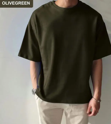 Picture of T-Shirt Drop Shoulder for Men-stylish trendy and comfortable cotton made GSM 210+