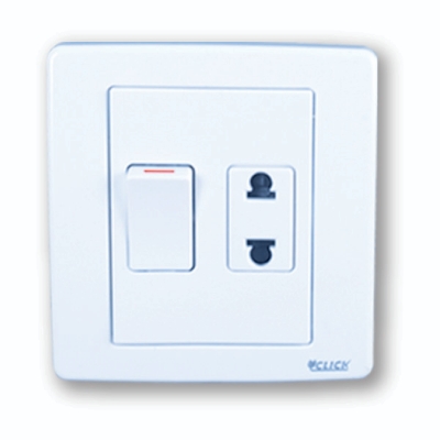 Picture of CLICK-PRIME-2 PIN Socket WITH Switch,10A