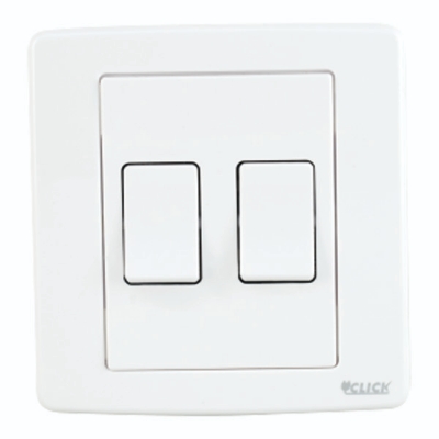 Picture of CLICK-PRIME-2 Gang 1 Way Switch
