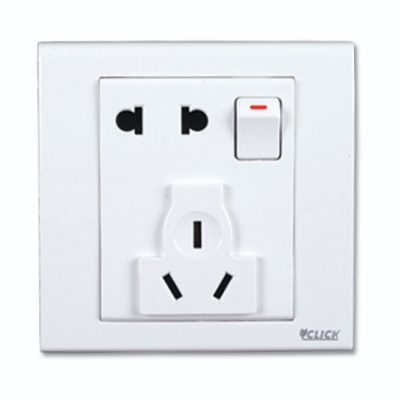 Picture of CLICK-TULIP-Multi Socket With Switch,13A