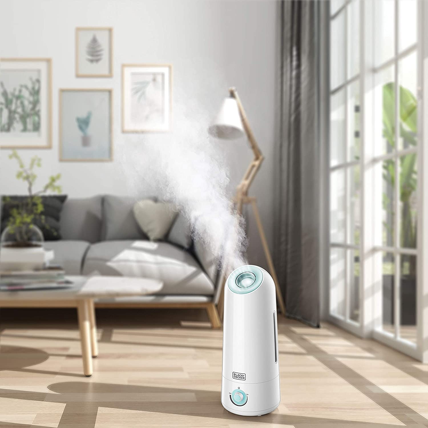 Black & Decker HM5000-B5 Ultrasonic Compact Air Humidifier | 5 Liter