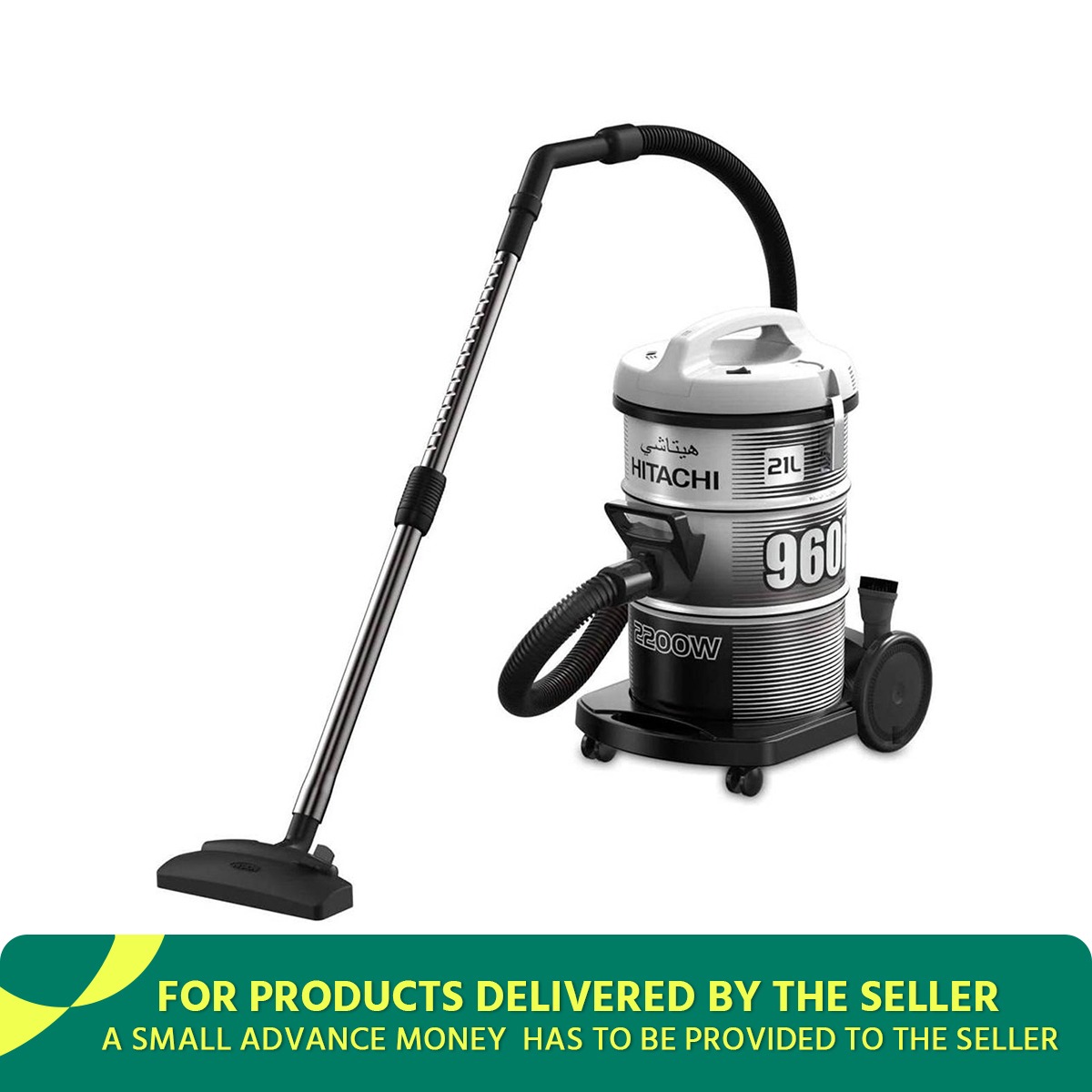 Picture of Hitachi CV-960F Drum Type Vacuum Cleaner | 2200 Watt