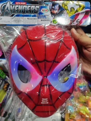 Picture of Spider Man Mask LED Light Spider Mask For Kids Superhero Kask