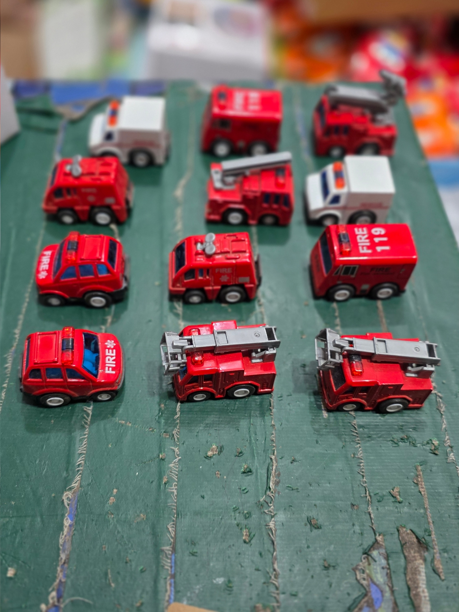 Picture of Mini Aloy metal car set, Die cast car set 12 piece, Metal Die cust fire service truck for kids