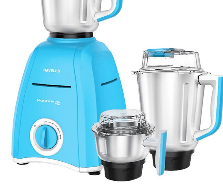 Picture of Havells 750 W Momenta Mixer Grinder (Skyblue)