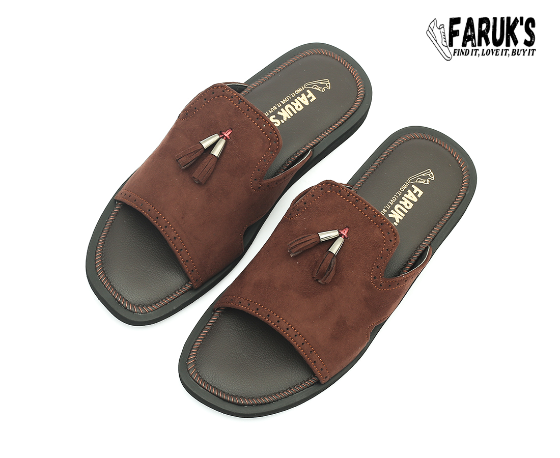 Picture of Luxury Stylish Sandal Fashionable Premium Sandal For Men FARUK'S Flats Suede Formal