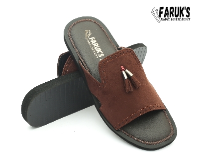 Picture of Luxury Stylish Sandal Fashionable Premium Sandal For Men FARUK'S Flats Suede Formal