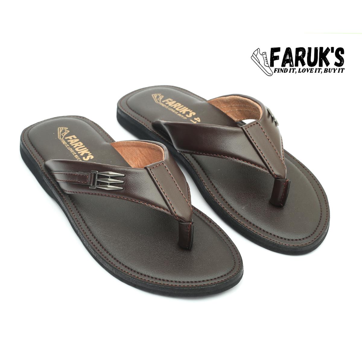 Picture of Luxury Stylish Sandal Fashionable Premium Sandal For Men FARUK'S Flats  Formal Snadal