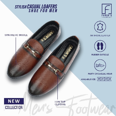 Picture of New Collection Flat Casual Half Shoe Loafer for Men -Loffer