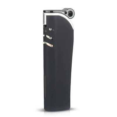 Picture of Black Metal Turbo jet Windows Gas Lighter Windproof Gas Refillable Butane Gas Lighter Inflatable Lighter Gadgets For Men Gas Refillable