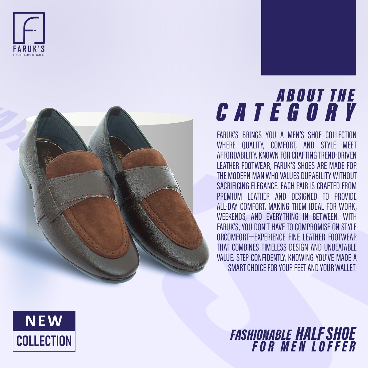 Picture of New Fashionable Loafer For Men / Men's Stylish Casual Loafers Shoe (FARUK'S) -Loffer Qualityful - Easy To care and Longive