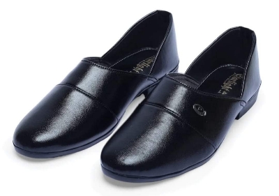 Picture of Stylish Addition - Luxury Stylish Shoes Fashionable Premium Shoe For Men, Black FARUK'S Flats Suede Formal -Loffer - Sustainable Choice