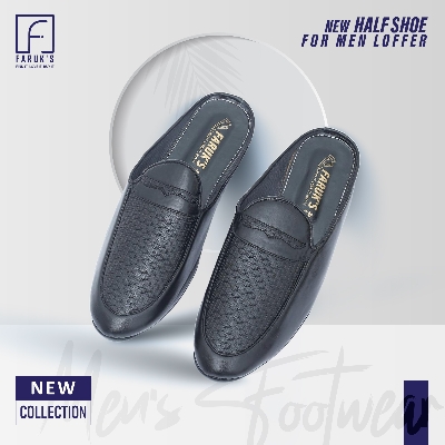 Picture of Stylish Addition - Luxury Stylish Half Shoe For Men Fashionable Premium Sandal For Men FARUK'S Flats Formal Half Shoe - Sustainable Choice