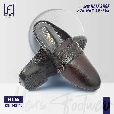 Picture of Half Shoe For Men Fashionable Premium Sandal For Men FARUK'S Flats Formal Half Shoe