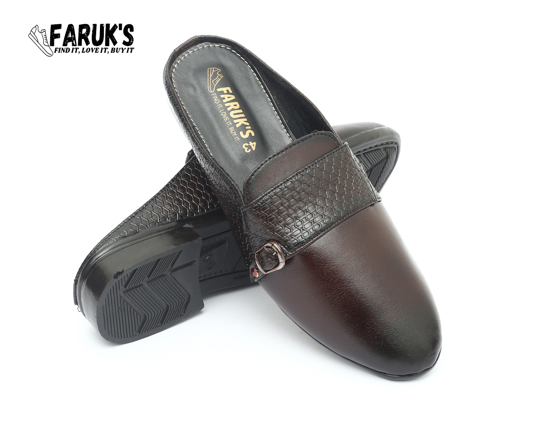 Picture of Stylish Addition - Luxury Stylish Half Shoe For Men Fashionable Premium Sandal For Men FARUK'S Flats Formal Half Shoe - Modern - Choice Expression