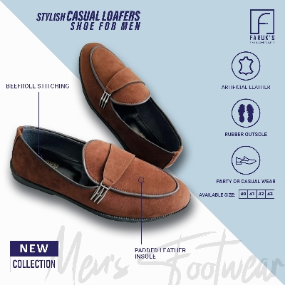 Picture of New Fashionable Loafer For Men / Men's Stylish Casual Loafers Shoe (FARUK'S) -Loffer