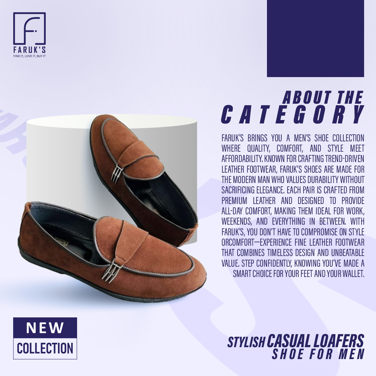 Picture of New Fashionable Loafer For Men / Men's Stylish Casual Loafers Shoe (FARUK'S) -Loffer