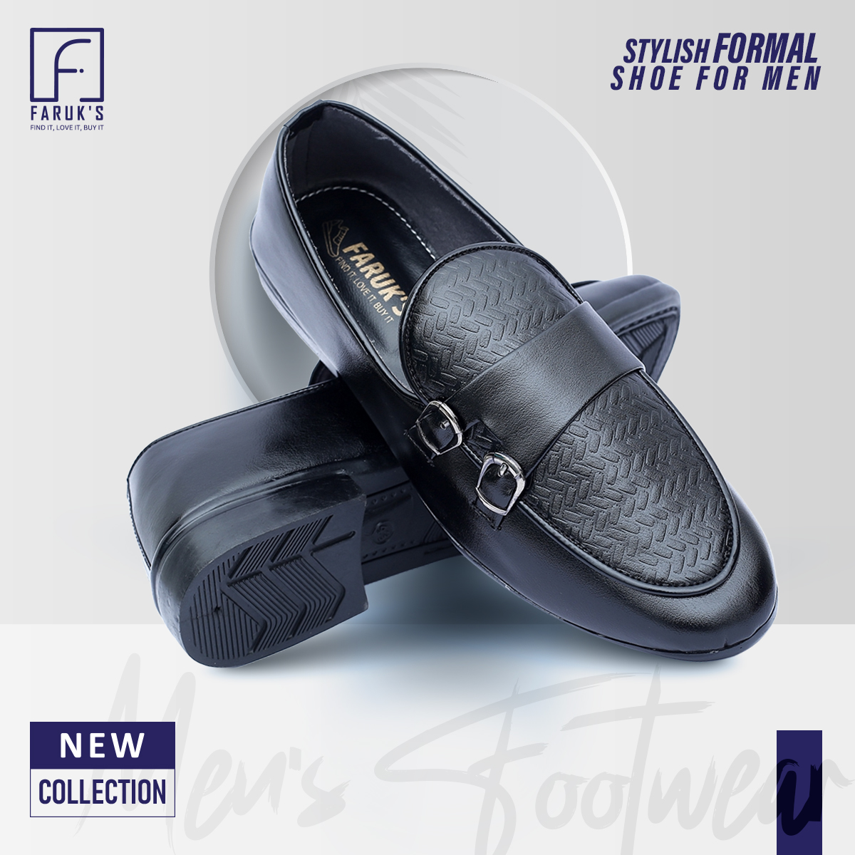 Picture of Stylish Addition - Luxury Stylish Half Shoe For Men Fashionable Premium Sandal For Men FARUK'S Flats Formal Shoe - Sustainable Choice