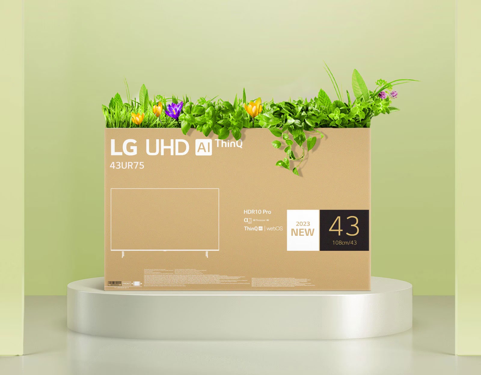 Picture of LG 43" 4K UHD Smart LED TV (UR75)
