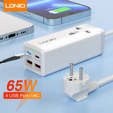 Picture of LDNIO SC1418 65W PD Desktop Power Strip with Power Socket