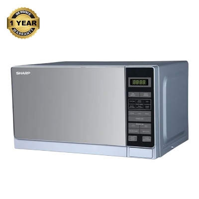 Picture of SHARP R-20MT(S) Digital Panel Microwave Oven, 20L-Silver.