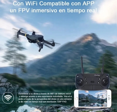 Picture of  Foldable Long Flying Range Distance Battery Wifi RC Video HD Mini 4K Camera Drone
