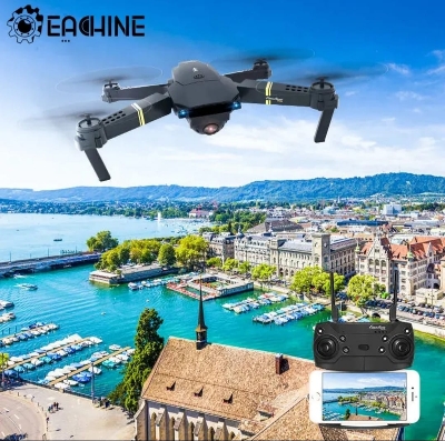 Picture of  Foldable Long Flying Range Distance Battery Wifi RC Video HD Mini 4K Camera Drone