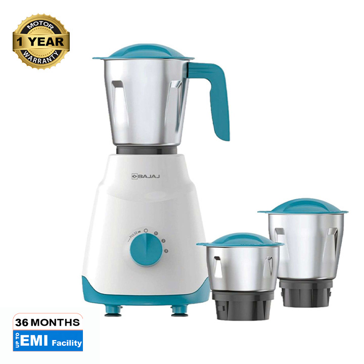 Picture of Bajaj Ninja Series Notch 500 Watts 3 Jars French Blue Mixer Grinder
