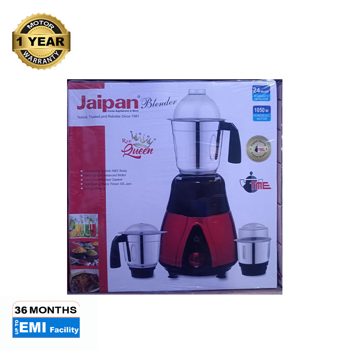Picture of Jaipan Red Queen 3 in1 1050w Electric Grinder & Blender Made in INDIA