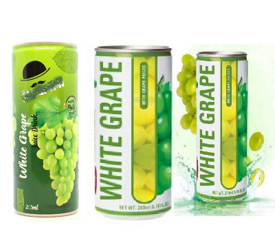 Picture of White Grape Juice Drink Can 240 ml