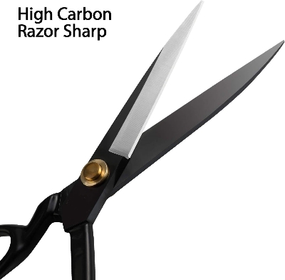 Picture of Tailor Scissors 8/9/10/12 inch - Heavy Duty Sewing Fabric Scissors for Leather Cutting Industrial Sharp Shears