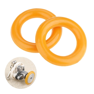 Picture of 2Pcs Industrial Sewing Machine Computer Car Flat Sewing Machine Bobbin Winder Rubber Ring For Pfaff Juki Singer Jack 35x20mm