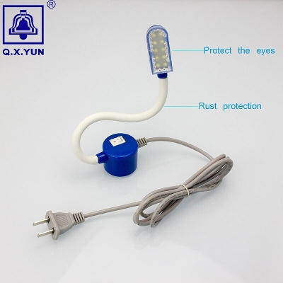 Picture of Magnetic Mounting Base AC 110V-220V 10/20 LED Industrial Sewing Machine Light Working Gooseneck Lamp or Home Working Lighting