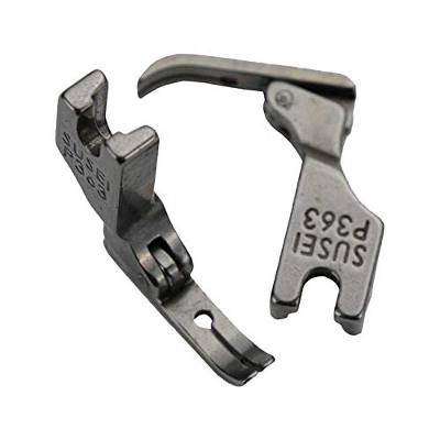 Picture of SUSEI  Pressure Zipper Foot for Industrial Sewing Machines - SILVER , (Set of 2 Pieces)