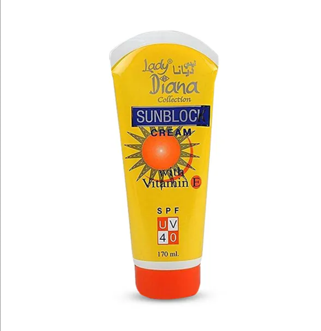 Picture of Lady Diana Collection Sunblock Cream SPF40 with Vitamin E - 170ml