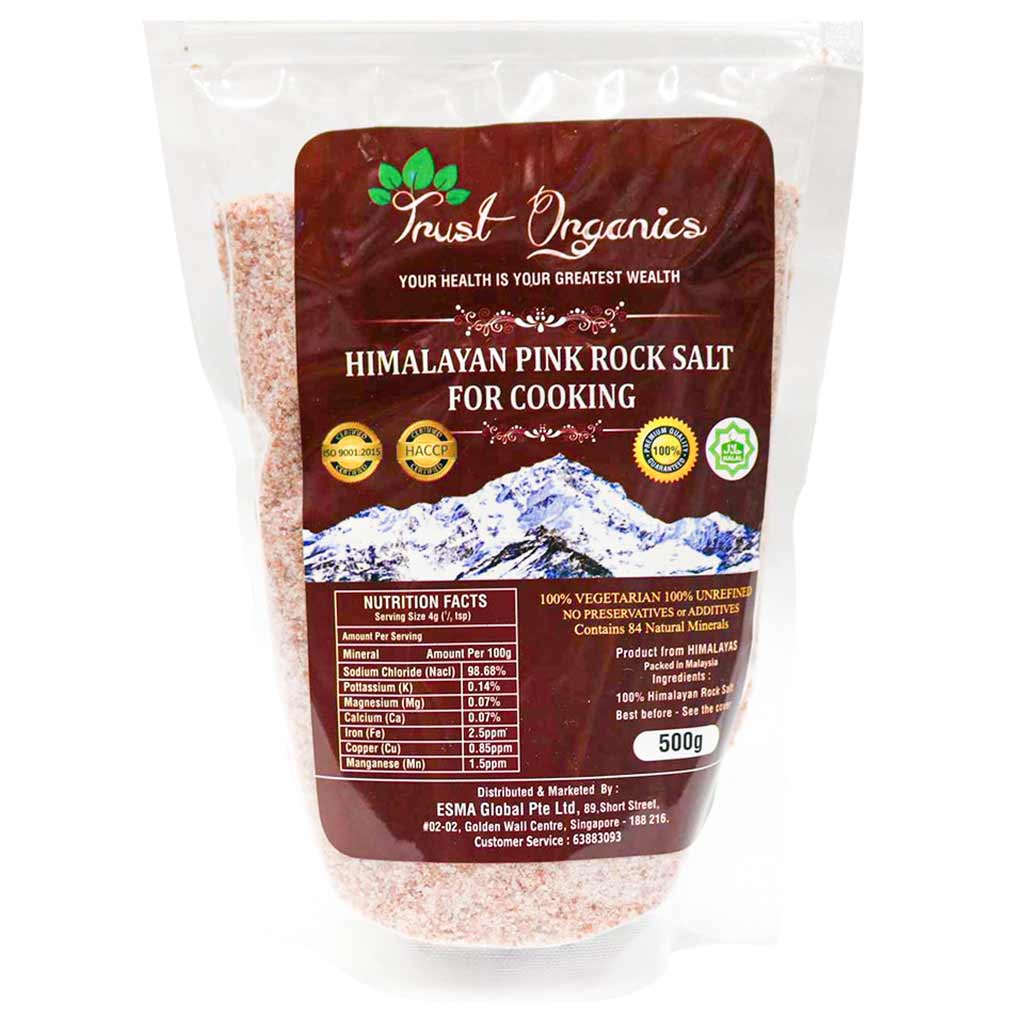 Picture of Trust Organic  Pink Rock Salt 500g For Cooking