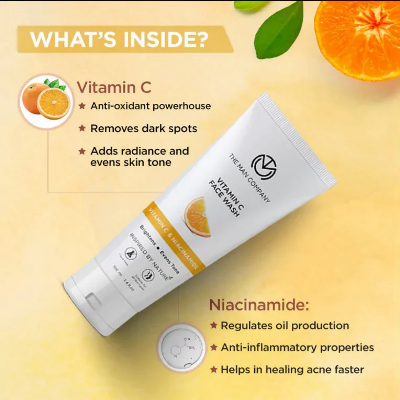 Picture of The Man Company Vitamin C Face Wash (100ml)