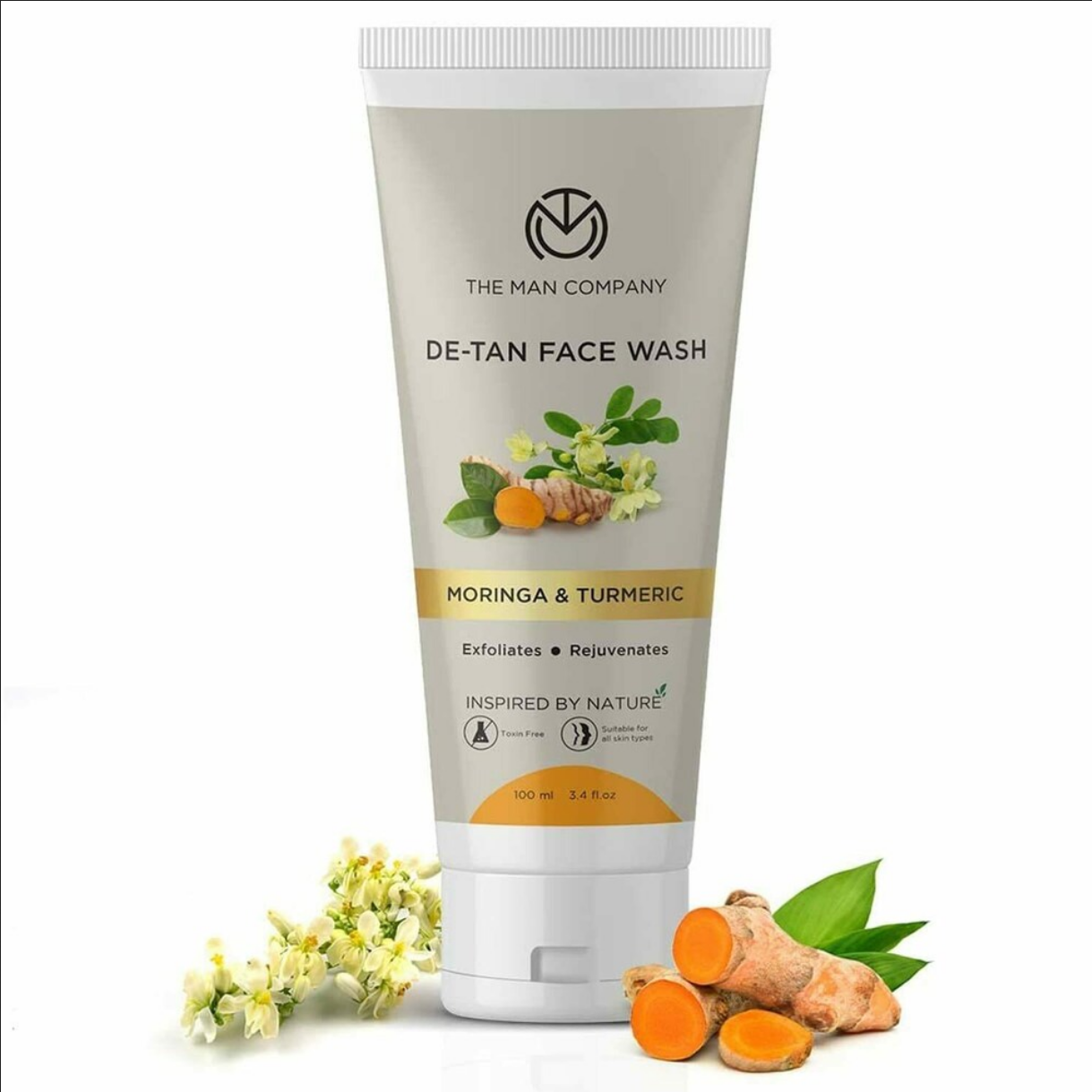 Picture of The Man Company De Tan Face Wash for Men with Turmeric and Moringa 100 ml