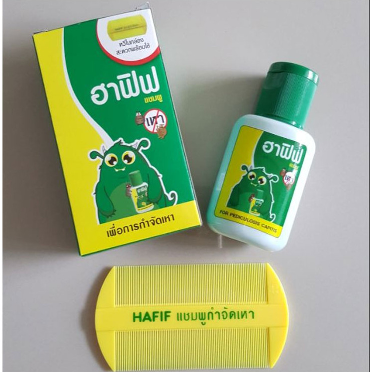 Picture of HAFIF Pediculosis Treatment (Anti Lice) Shampoo with Comb – 50 ml, Thailand