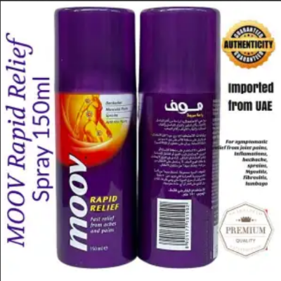 Picture of Moov Rapid Relief Spray for Fast Relives of Pain – 150ml