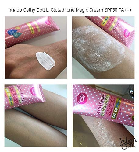 Picture of Cathy Doll SPF 50 Whitening Sunscreen L-glutathione Magic Cream - 60ml