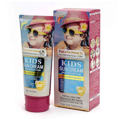 Picture of Fruit of the Wokali Kids High Protection Sun Cream SPF30 -130ml