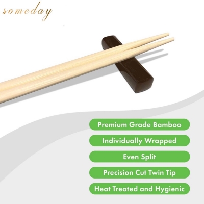 Picture of 2pcs Bamboo chopsticks Disposable Chopsticks (1 Pair)
