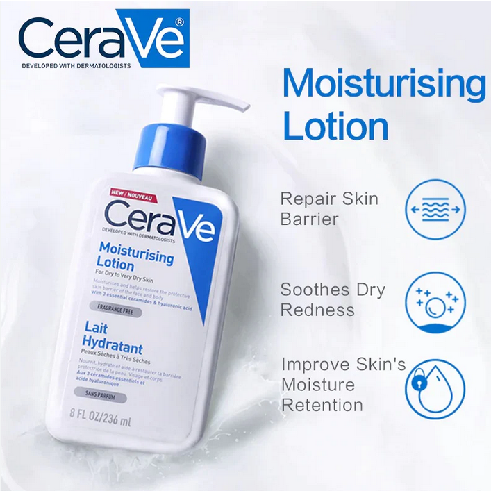 Picture of CeraVe Moisturizing Lotion for Dry to Very Dry Skin (236ml)