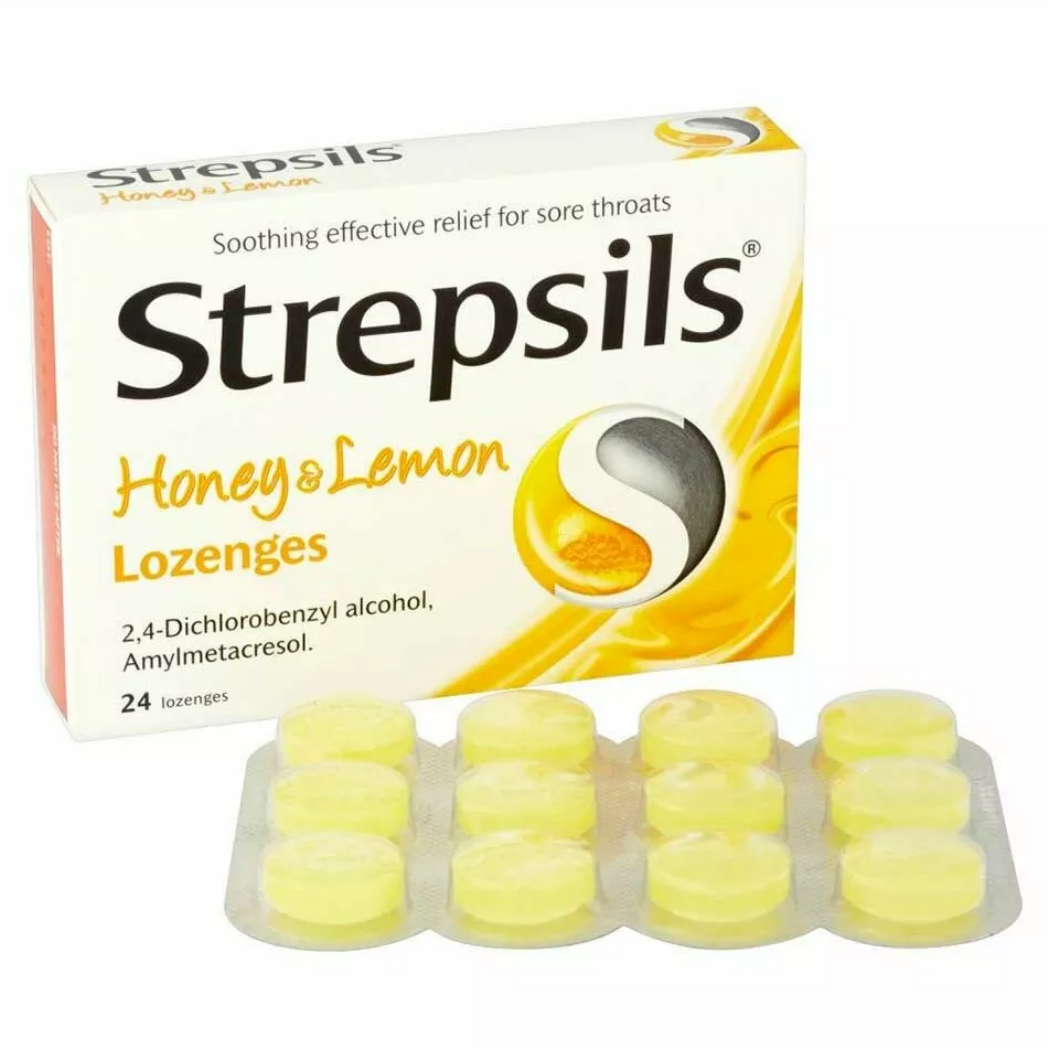 Picture of Strepsils Honey & Lemon Lozenges 24 Pcs