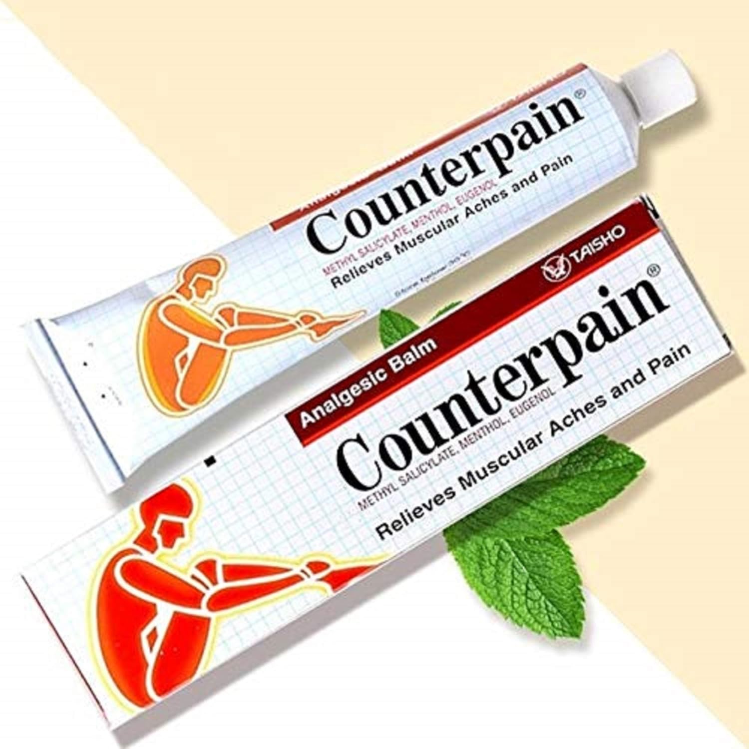 Picture of Thailand Counterpain Analgesic Balm Relieves Muscle Aches and Pain Relieve Pain Balm Rheumatoid Arthritis Ointment - 120G