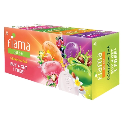 Picture of Fiama Di Wills Gel Bar Celebration Pack (125 G) - Pack Of 5
